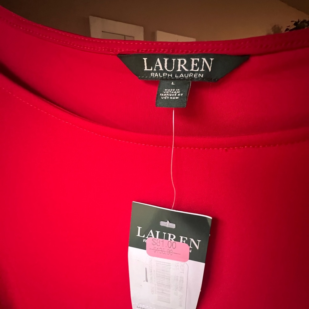 Lauren Ralph Lauren Red Top